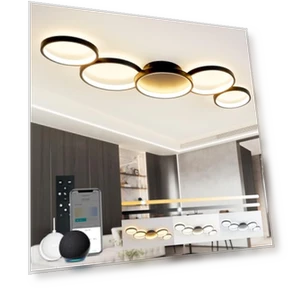 LED Smart Ceiling Light Dimmable — Overhead Lighting, SKY ANGLE