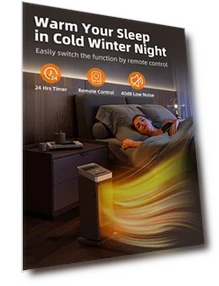 Portable Ceramic Electric Heater — Portable Heating Solutions, BREEZOME