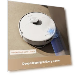 Robot Vacuum with Removable & Liftable Mop — Smart Cleaning Robots, MOVA