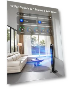 Smart Tower Fan — Ceiling Fans, GoveeLife