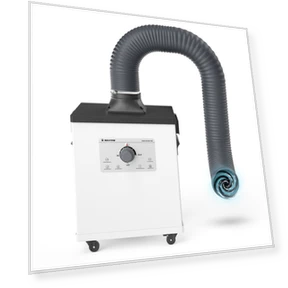 Smoke Purifier with 3-Stage Filtration — Activated Carbon Air Purifiers, Mecpow