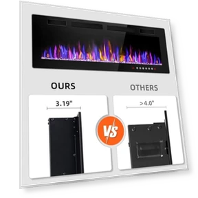 Ultra-Thin Electric Fireplace Heater — Electric Heating Solutions, VENDORZ