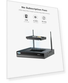 Wireless Security Camera System — Smart Home Security, Hiseeu