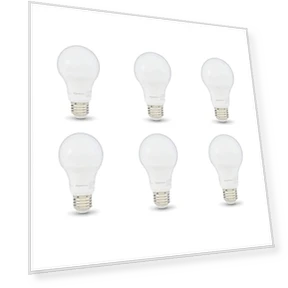 LED Light Bulbs — Compact Fluorescent, Amazon Basics