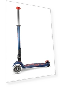 Maxi Deluxe Foldable LED Scooter — Push Scooters, Micro