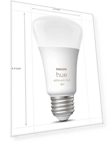 Smart Light Bulb - White and Color Ambiance — LED, Philips Hue