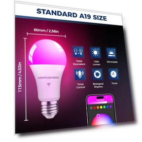 Smart Light Bulbs — LED, Lightinginside