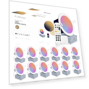 Smart Recessed Lighting — Compact Fluorescent, POWERASIA