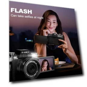 48MP Digital Camera with WiFi & App Control — Compact Digital Cameras, G-Anica