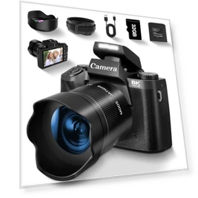 8K Digital Camera for Photography and Vlogging — Video Cameras, UIKICON