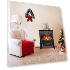 Electric Fireplace Heater — Electric Heating Solutions, R.W.FLAME
