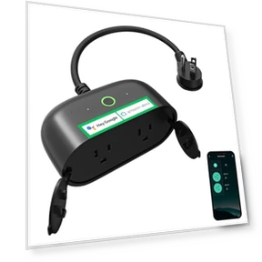 Outdoor Smart Plug with 2 Sockets — Garden Illumination, GHome Smart