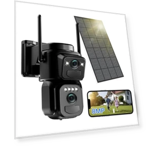 Solar Security Cameras Wireless Outdoor — Smart Home Security, BEZOMIZ