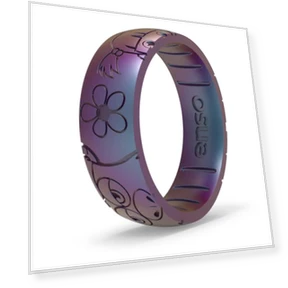 Классические силиконовые кольца с гравировкой Disney Pixar — Умные кольца, Enso Rings
