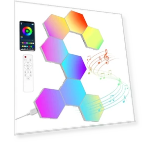 Hexagon LED Lights Wall Panels — Wall Lighting, NIUCOO