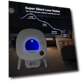 Self Cleaning Cat Litter Box — Self-Cleaning, Fsitego