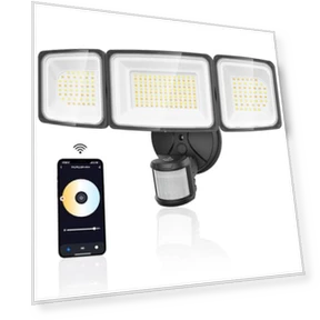 Smart LED Security Lights Motion Sensor Outdoor — Outdoor Security & Flood Lighting, Onforu