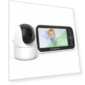 LCD Screen Auto Night Vision Baby Monitor — Baby Monitors