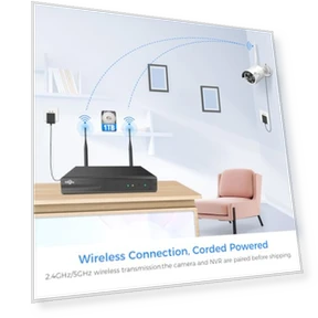 Wireless Security Camera System — Security Cameras, Hiseeu
