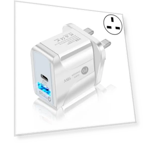 Fast Charge Travel Charger Power Adapter — Wall Chargers
