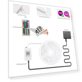 Светодиодная лента RGB с синхронизацией музыки — Светодиодные, KSIPZE