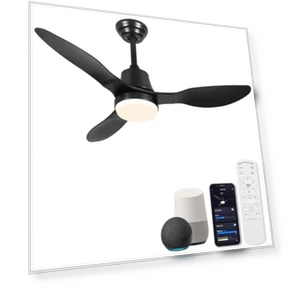 Smart Ceiling Fan with Light — Ceiling Fan Wall Controls, LINJO