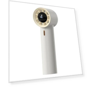 Smart Digital Display High Speed Handheld Fan — Portable Cooling Solutions