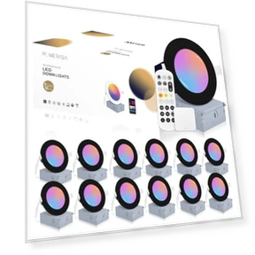 Ultra-Thin Smart Recessed Lighting — LED, POWERASIA