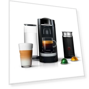 VertuoPlus Deluxe Coffee and Espresso Machine Bundle with Aeroccino Milk Frother — Coffee & Espresso Combos, Nespresso