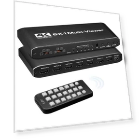 4K Seamless Switcher Screen Splitter — KVM Switches, JQF2
