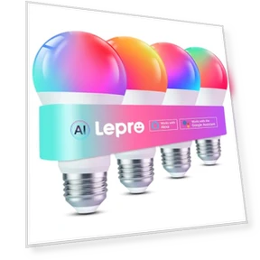 AI Smart Light Bulbs — LED, Lepro