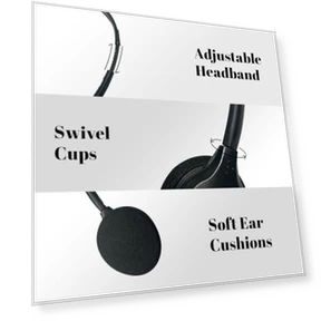 Class Set Headphones for Kids Students School Classroom — In-Ear Headphones, ZHENWAY