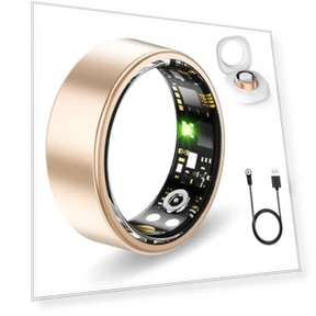 Health Rings for Women Men, Fitness Tracker with Heart Rate, Blood Oxygen, Blood Pressure, Sleep Tracker, Step Tracker,... — Smartwatches, Duobuy