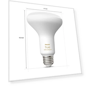 Smart 85W BR30 LED Bulb - White Ambiance Warm-to-Cool White Light - 4 Pack — LED, Philips Hue