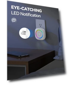 Wireless Doorbell with RGB Light — Chimes, TECKNET
