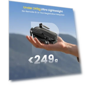 2-осевой механический гимбат EIS GPS дрон с камерой 4K — Квадрокоптеры, DEERC