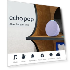 Compact Smart Speaker with Alexa — Streaming Devices, Amazon