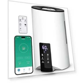 Cool Mist Humidifier with Smart App Control — Air Moisturizers, NBONEBS