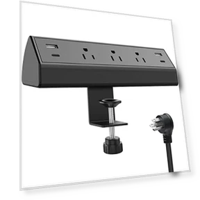 Desk Clamp Power Strip USB C — Power Solutions & Surge Protection, Jgstkcity