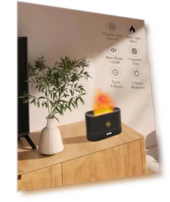 Flame Air Diffuser Humidifier — Diffusers, Aegci