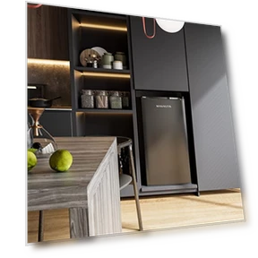 Mini Fridge with Freezer — Mini Fridges, Manastin
