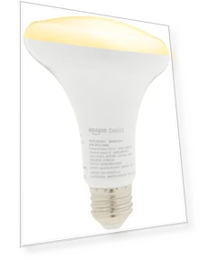 Smart BR30 LED Light Bulb — LED, Amazon Basics