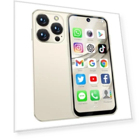 Смартфон с Android 12.0, 6GB+128GB, 3.8 дюйма — Смартфоны под любую SIM-карту, SOYES