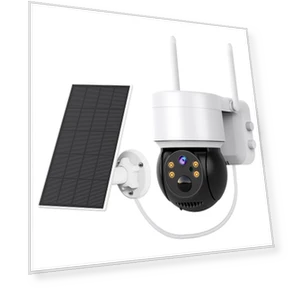 1080P WiFi Camera with Solar Panel — Smart Home Security, Hiseeu