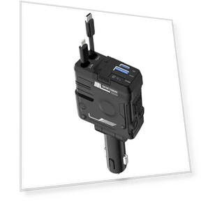 4 in 1 Car Phone Charger with Retractable Cable — Vehicle Power Solutions, A1