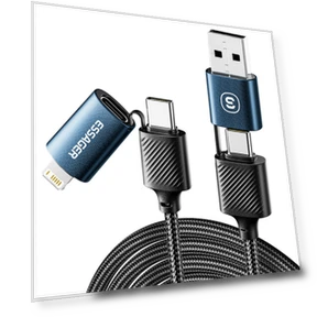 4 in 1 Charging Cable — Chargers & Adapters, ESSAGER