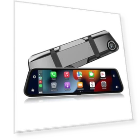 9 inch car touch screen navigator with dual camera and wireless Carplay — Rearview Cameras for Cars
