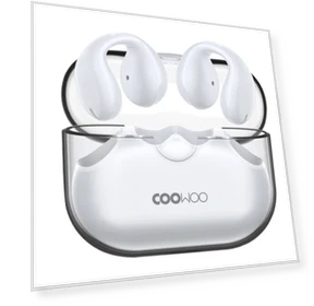 Bluetooth Clip-on Open Ear Headphones — Over-Ear Headphones, Coowoo