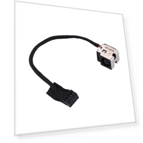 DC Power Jack Connector Flex Cable — Laptop Parts, HP