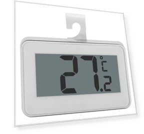 Large LCD Refrigerator Thermometer with Adjustable Stand Magnet — Refrigerator
